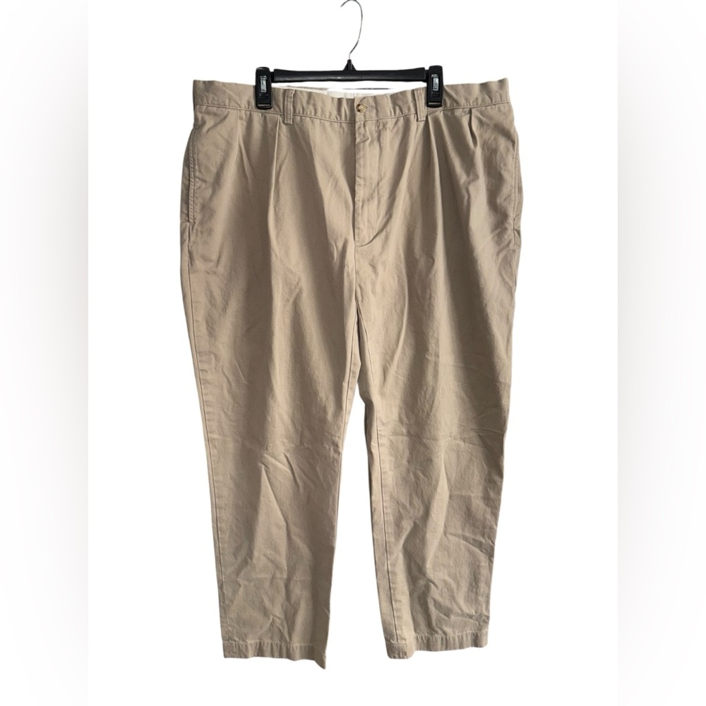 Polo Ralph Lauren Men's Khaki Chinos Classic Fit Pleated Size 40/32